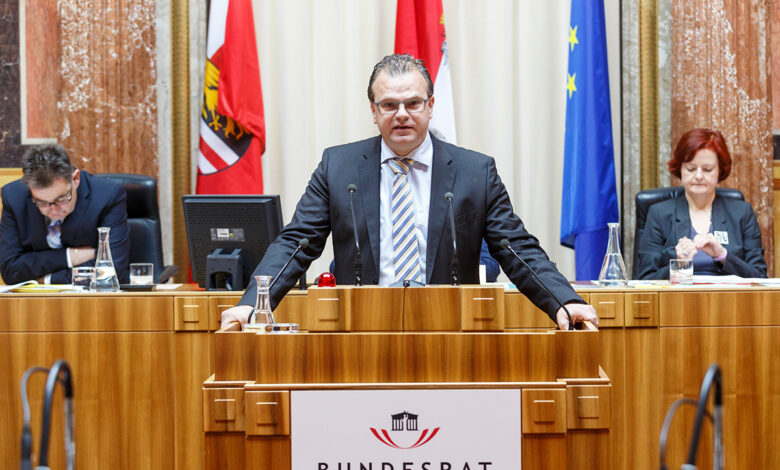 Hans-Jörg Jenewein Avusturya Parlamentosu 2015 Arşiv Fotoğrafı - FPÖ Rusya Casusluk Skandalı Davası