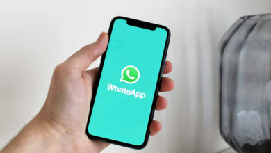 WhatsApp logosu açık akıllı telefon tutan el - WhatsApp numaram kimde kayıtlı öğrenme yöntemi