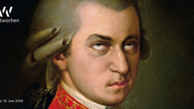 MAK Viyana Mozart Göz Deviren Afiş Wiener Festwochen İronik Tasarım