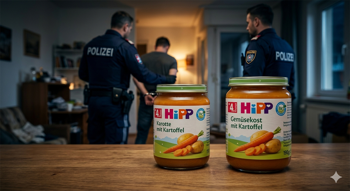 Salzburg polisi tarafından yakalanan bebek maması şantajcısı ve zehirli HiPP kavanozları